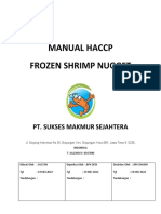MANUAL HACCP - Frozen Shrimp Nugget