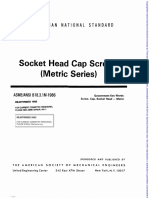 Socket Head Cap: (Metric Series)