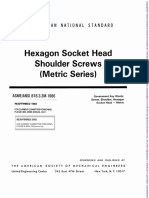 Hexagon, Socket Head Shoulder Screws (Metric Series) : An American National Standard