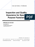 Inspection and Quality Assurance For Special Purpose Fasteners
