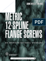 Metric 12-SPLINE Flange Screws