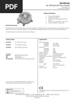 SPD910 Differential Air Pressure Switch | PDF | Switch | Pressure ...