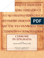 Buonocore_Errori in Epigrafia