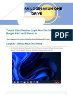 Panduan Login Akun One Drive