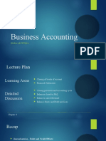 Business Accounting: Emba Lecture 4