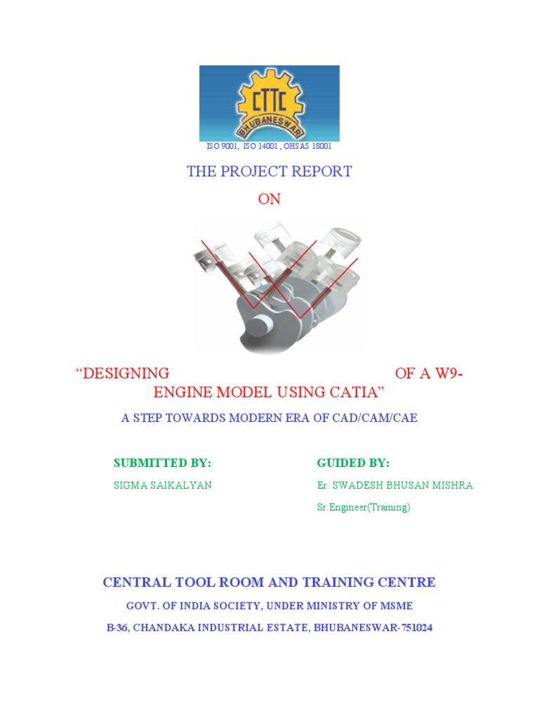 W9 Engine Design Project Report | PDF | Computer Aided Design ...