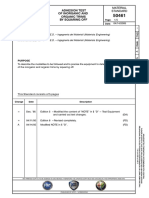 Normazione 50461: Material Standard Adhesion Test of Inorganic and Organic Trims by Squaring Off