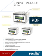 Analog Input Module: SCM20X