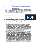 Lei 11.719/08 traz mudanças no CPP sobre citação, adiamento e suspensão de processo