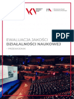 Ewaluacja Jakości Działalności Naukowej Przewodnik 2019