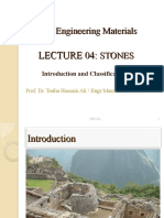 Civil Engineering Materials Lecture: An Introduction to Stones