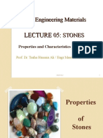 Properties of Good Building Stones