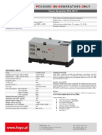 Power Generator FDG 410 V: Main Features