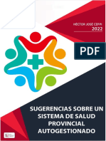 Sugerencias Sobre un Sistema de Salud Provincial Autogestionado