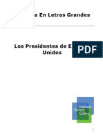 Presidents Large Print Spanish2