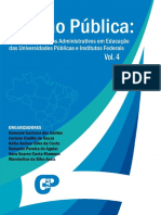 (Livro) Gestão Pública - A Visão Dos Técnicos Administrativos em Educação Das Universidades Públicas e Os Institutos Federais - Vol. - 4 - 2017