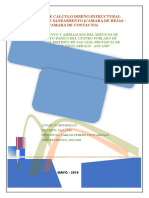 Memoria Descriptiva Diseño Estructural Obras de Arte Saneamiento