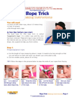 Rope Trick Magic Tricks For Kids PDF