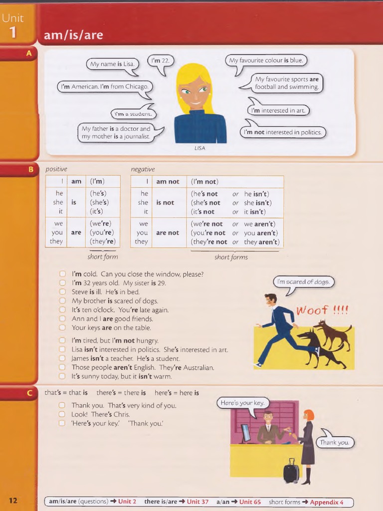 Essential Grammar in Use-Verb To Be | PDF