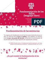 Fundamentación de Los Fallos