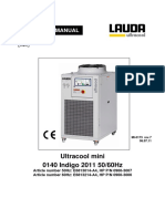 Operation manual for Ultracool mini chiller