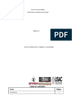 Módulo IV Comunicación y Lenguaje Primaria Intercultural