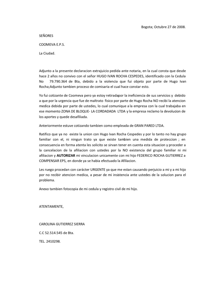 Carta Solicitud Devolucion Dinero Universidad - prestamos para vivienda ...