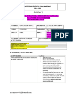 (TAREA # 7) - Clase A Distancia Durante La Emergencia Sanitaria 3er Aporte 2do Quimestre