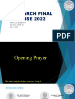 SRCB Research Proposal PPT Template