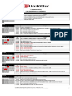 Calendário acadêmico 2o semestre 2022