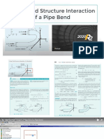 2-Way Fluid Structure Interaction of A Pipe Bend