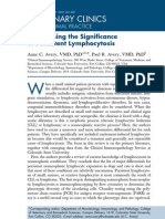 Determining The Significance of Persistent Limphocytosis