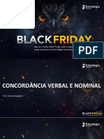 Semana Especial Esquenta Black Friday Português Concordância Verbal e Nominal - Profa. Adriana Figueiredo - 26 de Out de 2020.