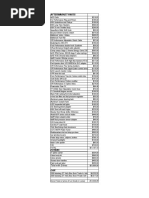 Build Sheet For Drag Car