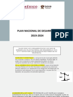 Plan Nacional de Desarrollo 2019 - 2024