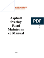 Asphalt 0verlay Road Maintenance Manual