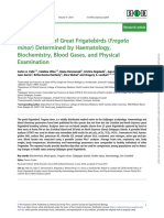 Health Status of Great Frigatebirds Determined by Haematology, Biochemistry, Blood Gases, and Physical Examination