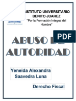 Abuso de Autoridad