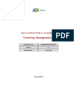 Training Assignments: Data Structure & Algorithm