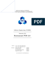 Restaurant POS 2.0: Software Engineering (CO3001)