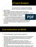 Budgeting & Cost Estimation