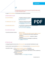 Fiche 16 La Fonction Sujet (CRPE 2022 - HATIER)