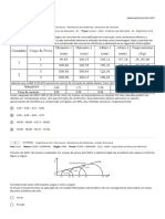 Resistência de concreto e momentos fletores em prova de engenharia civil