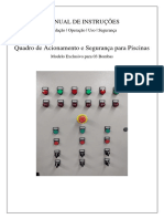 Quadro de Acionamento e Segurança para Piscinas: Manual de Instruções