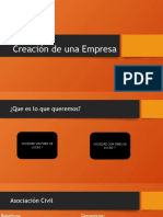 Creación de una Empresa