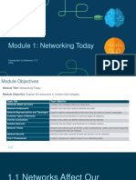 Module 1: Networking Today: Introduction To Networks v7.0 (ITN)