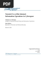 Terrorist Use of The Internet: Information Operations in Cyberspace