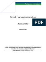 FinLink Business Plan Octobre 2007