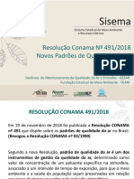 Novos Padrões Qualidade do Ar CONAMA 491