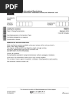 Cambridge International Advanced Subsidiary and Advanced Level